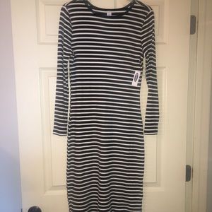 Old Navy fitted midi dress